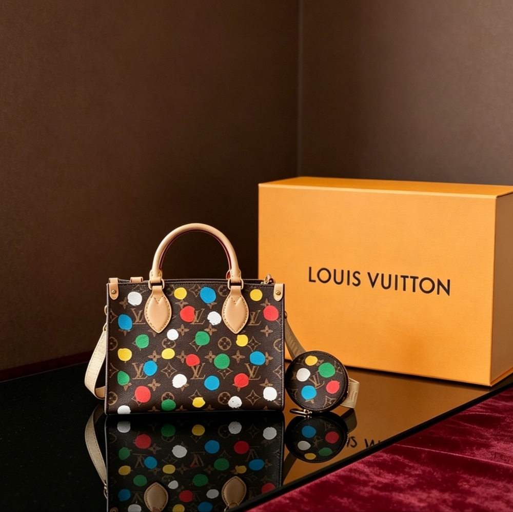 Louis Vuitton PM Monogram Paint Dots